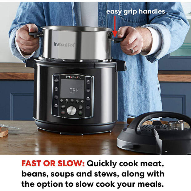 Instant Pot Multicooker / Slowcooker Pro - 5.7 Liter - 1200 W - 10-in-1