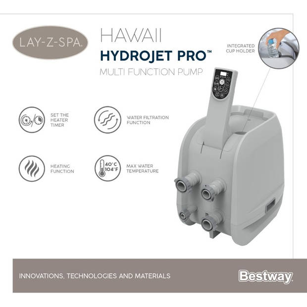 Bestway - Jacuzzi - Lay-Z-Spa - Hawaii HydroJet Pro - Inclusief onderhoudspakket