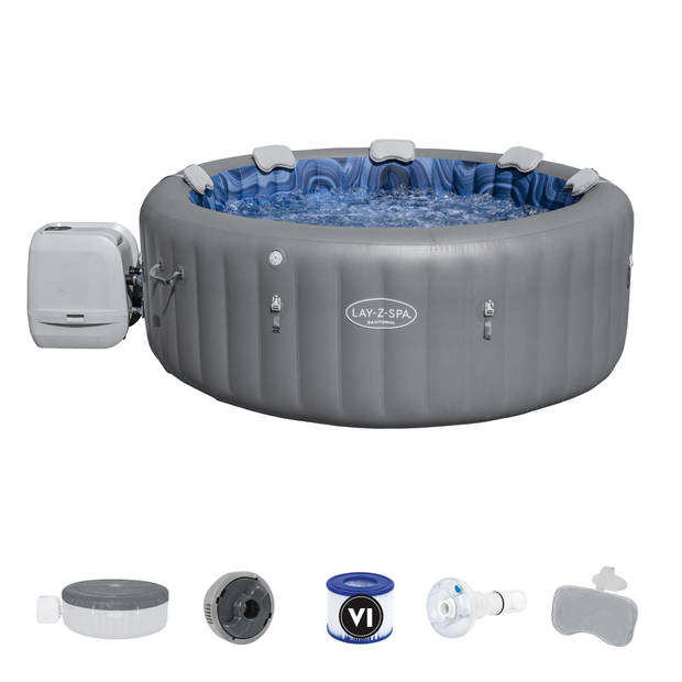 Lay-Z-Spa Santorini hydrojet pro - Max 7 pers - 10 hydrojets - 180 Airjets - 216cm - Whirlpool - C