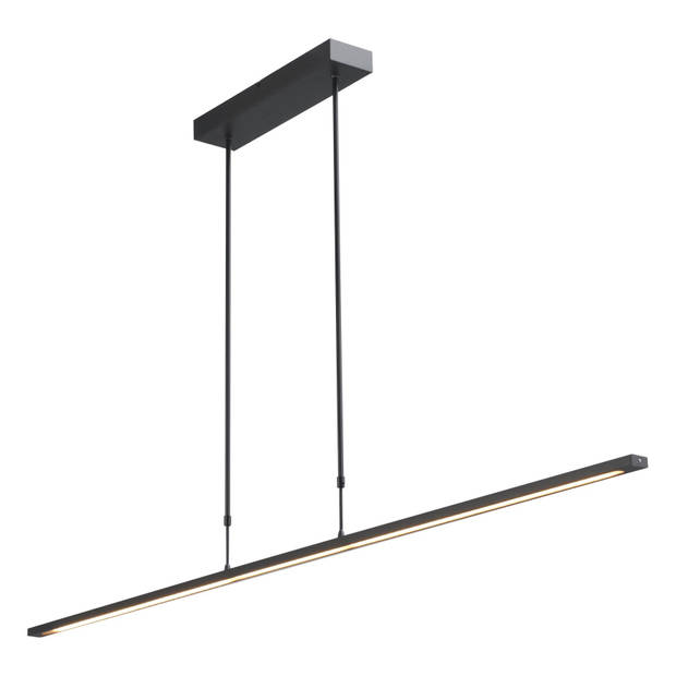 Masterlight Hanglamp Real 2 LED 160 cm zwart nikkel