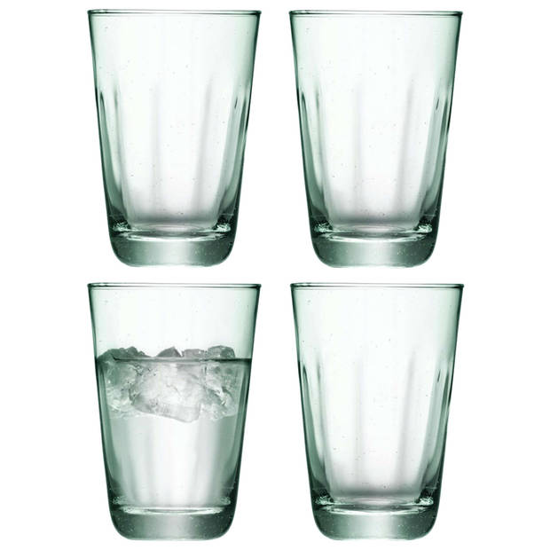 L.S.A. - Mia Longdrinkglas 350 ml Set van 4 Stuks - Gerecycled Glas - Transparant