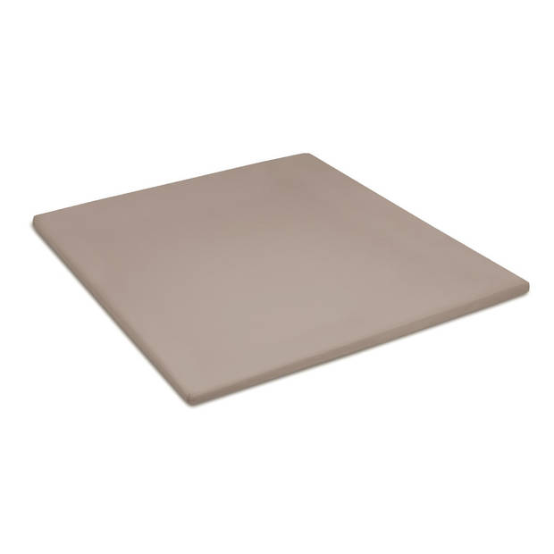 Cinderella Topper Hoeslaken Badstof - taupe 140x200/210cm