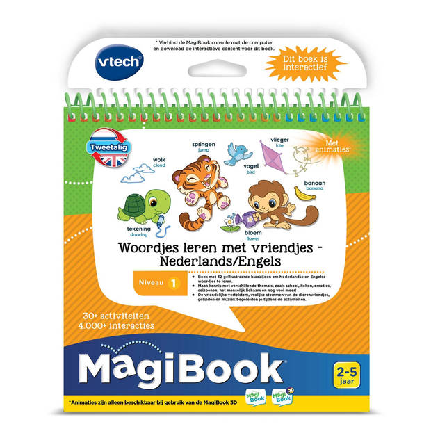 VTech MagiBook - Woordjes leren met vriendjes NL-EN