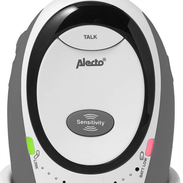 Full Eco DECT babyfoon Alecto DBX-85 LIMITED Wit-Antraciet