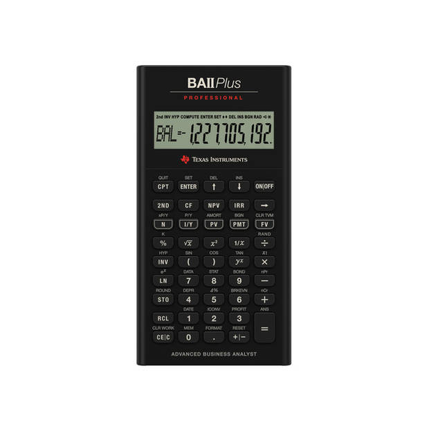 Calculator financieel TI-BA II Plus Prof