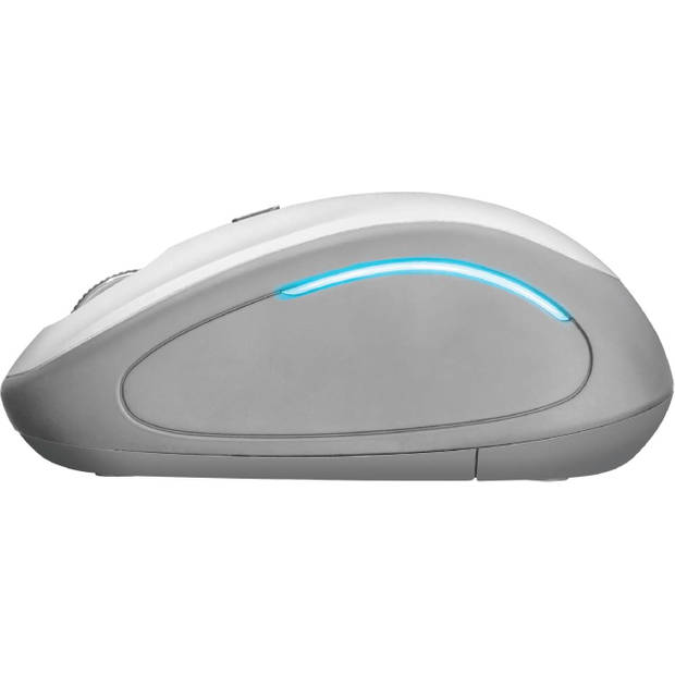 Trust muis YVI FX WIRELESS MOUSE WHITE