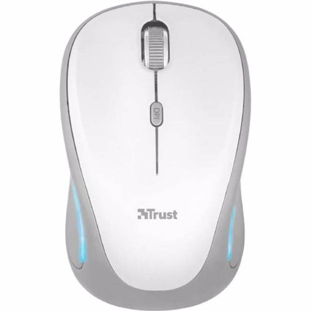 Trust muis YVI FX WIRELESS MOUSE WHITE