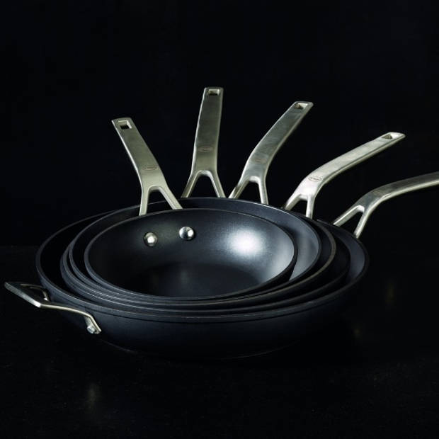 Koekenpan, 28 cm, Gesmeed Aluminium, ProPlex Non-Stick - Rösle Raise