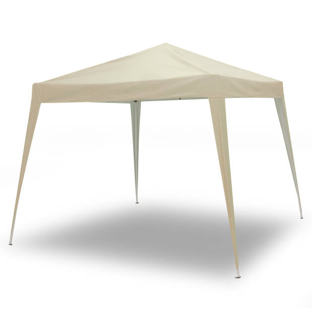 Partytent opvouwbaar / Vouwtent Paviljoen 330x330 cm - Beige