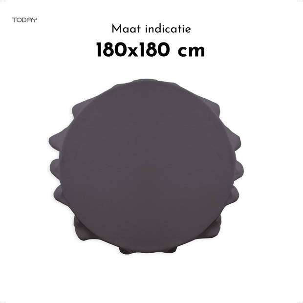 Today 180x180 / Navy - Luxe tafelkleed - tafellaken- Polyester - Tafelzeil