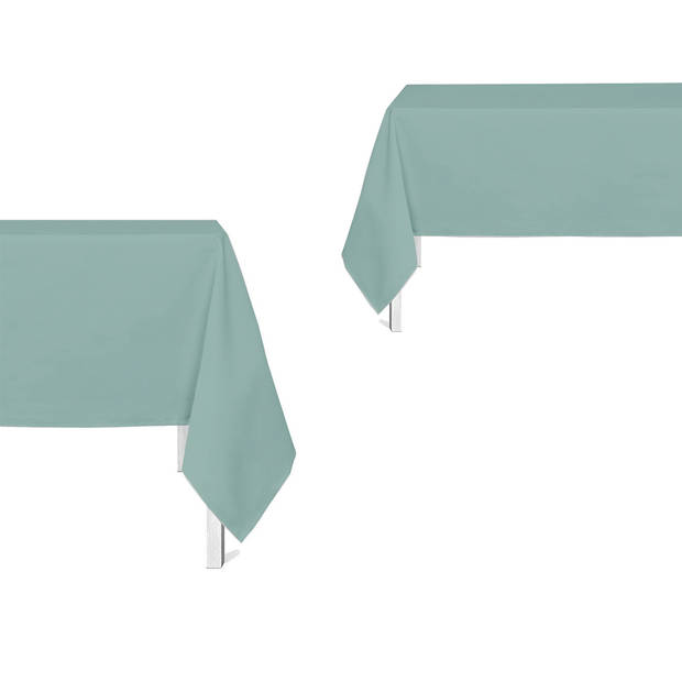 Today 150x250 / Celadon - Luxe tafelkleed - tafellaken- Polyester - Tafelzeil