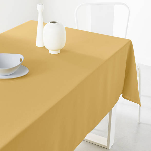 Today 150x250 / Oker - Luxe tafelkleed - tafellaken- Polyester - Tafelzeil