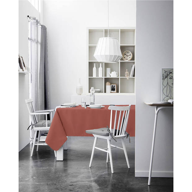 Today 150x250 / Terracotta - Luxe tafelkleed - tafellaken- Polyester - Tafelzeil