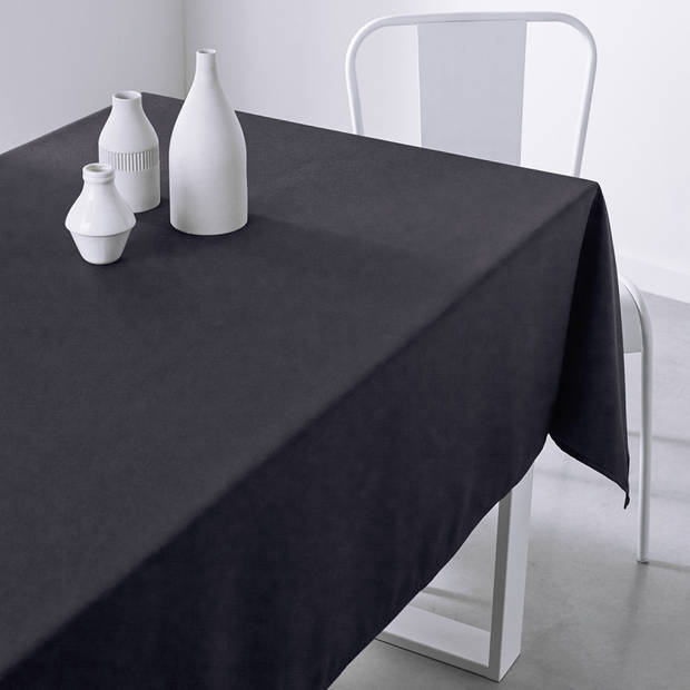 Today 150x250 / Fusain - Luxe tafelkleed - tafellaken- Polyester - Tafelzeil