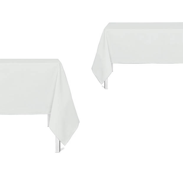 Today 150x250 / Craie - Luxe tafelkleed - tafellaken- Polyester - Tafelzeil