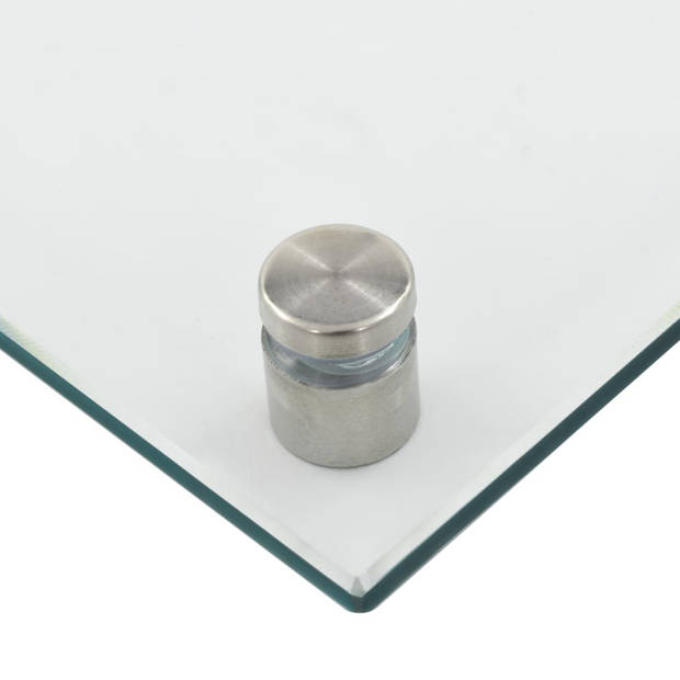 vidaXL Spatscherm keuken 80x60 cm gehard glas transparant