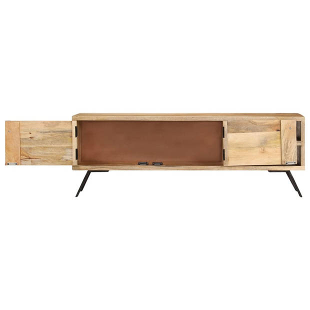 vidaXL Tv-meubel 110x30x40 cm massief mangohout