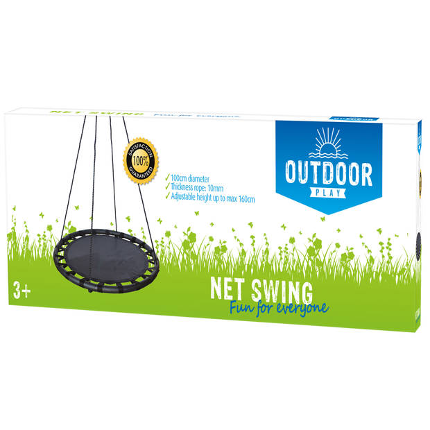 Outdoor Play Net Swing 100cm black