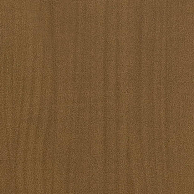vidaXL Salontafel 110x50x34 cm massief grenenhout honingbruin