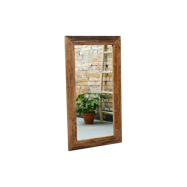 Livingfurn - Spiegels Mirror Erosie - 4x80x150 - Teakhout