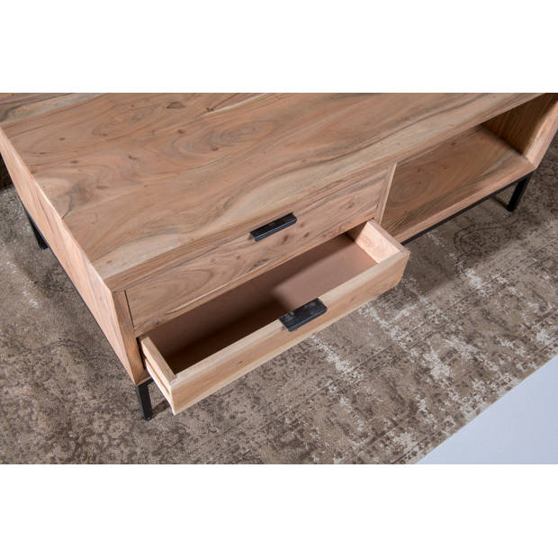 Livingfurn - Salontafel Oslo - 60x120x45cm - Acasiahout