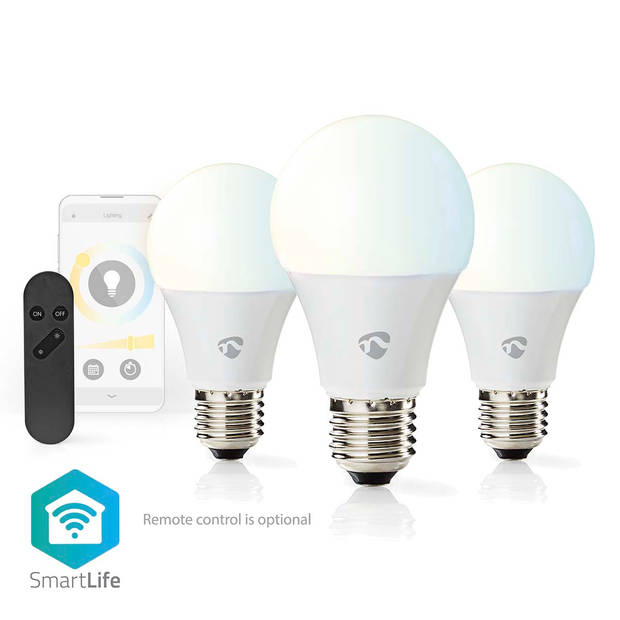 Nedis SmartLife LED Bulb - WIFILRW30E27 - Wit