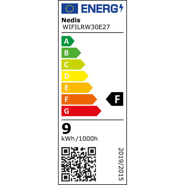 Nedis SmartLife LED Bulb - WIFILRW30E27 - Wit