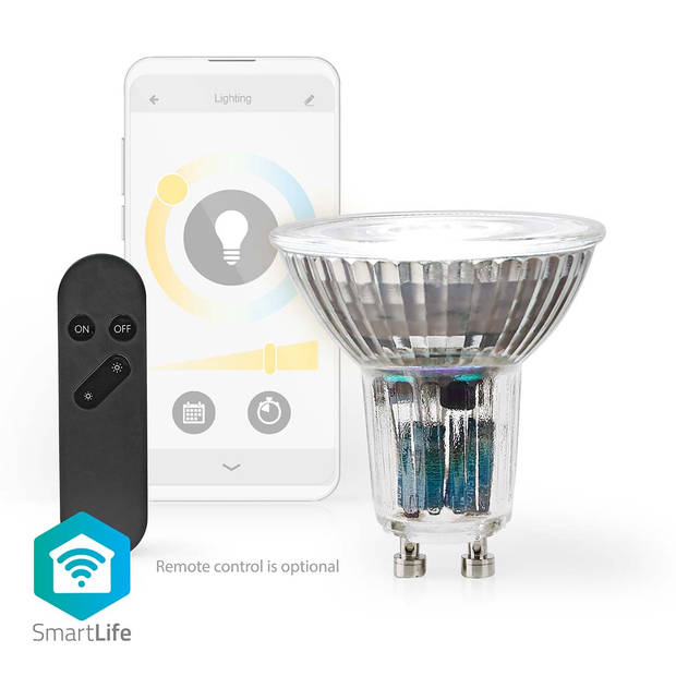 Nedis SmartLife LED Spot - WIFILRW10GU10 - Wit