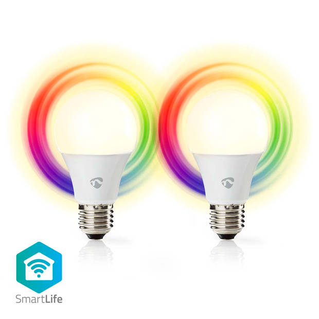 Nedis SmartLife Multicolour Lamp - WIFILRC20E27 - Wit