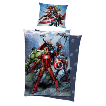 Marvel dekbedovertrek Avengers junior 140 x 200/65 cm katoen