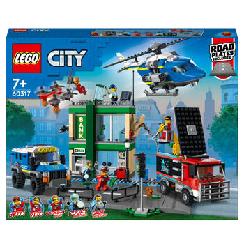 LEGO CITY Politieachtervolging bij de bank - 60317