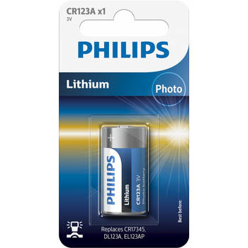 Philips Lithium CR123 3V blister 1