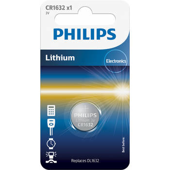 Philips Lithium CR1632 blister 1