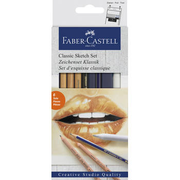 Potloodset Faber-Castell classic 6-delig