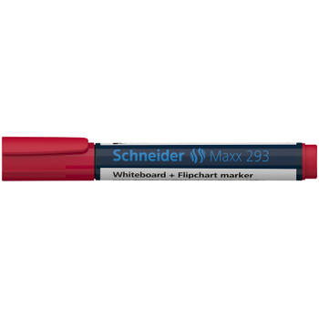 boardmarker Schneider Maxx 293 beitelpunt 2-5 mm rood