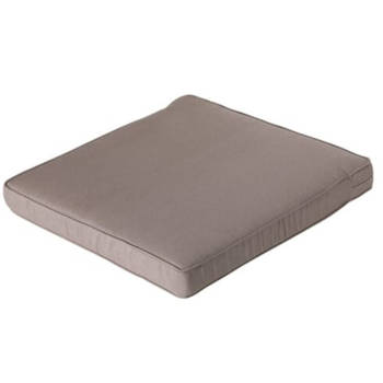 Madison loungekussen Panama 60 x 60 x 8 cm polykatoen taupe