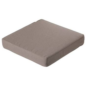 Madison loungekussen Manchester 73 x 73 x 10 cm dralon taupe