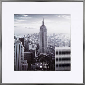 Henzo Fotolijst - Manhattan - Fotomaat 40x40 cm - Donkergrijs