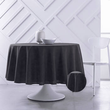 Today 180x180 / Fusain - Luxe tafelkleed - tafellaken- Polyester - Tafelzeil