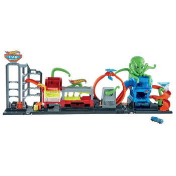 Hot Wheels Speelset Carwash City Ultimate Octo