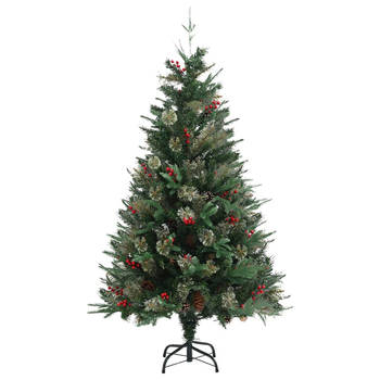 The Living Store Kerstboom PVC/PE - 150 cm - Groen - Met scharnierende takken