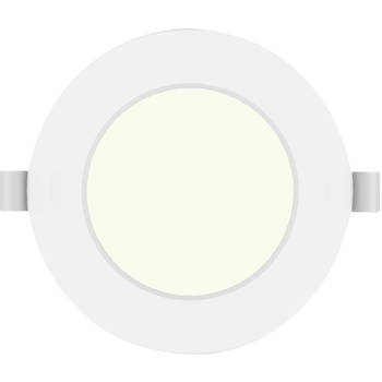 LED Downlight Pro - Aigi Trinko - Inbouw Rond 4W - Natuurlijk Wit 4000K - Mat Wit - Kunststof - Ø98mm