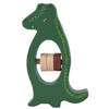 Trixie rammelaar Mr. Crocodile junior 11 x 5 cm hout groen