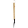 RVS BBQ/barbecue vork met houten handvat 46 cm - Barbecue tangen