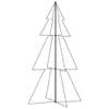 vidaXL Kegelkerstboom 300 LED's binnen en buiten 120x220 cm