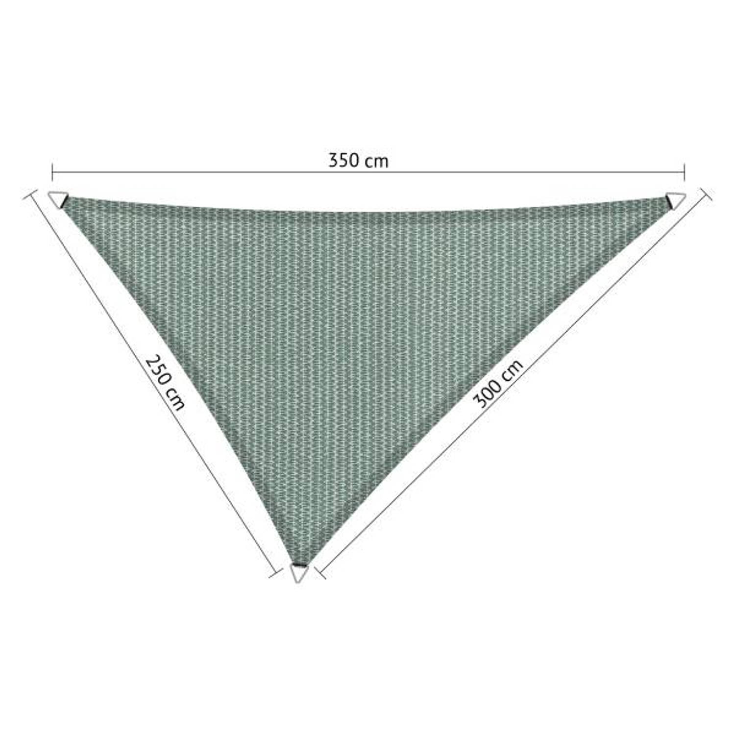 Shadow Comfort driehoek 2,5x3x3,5m Country Blue met set