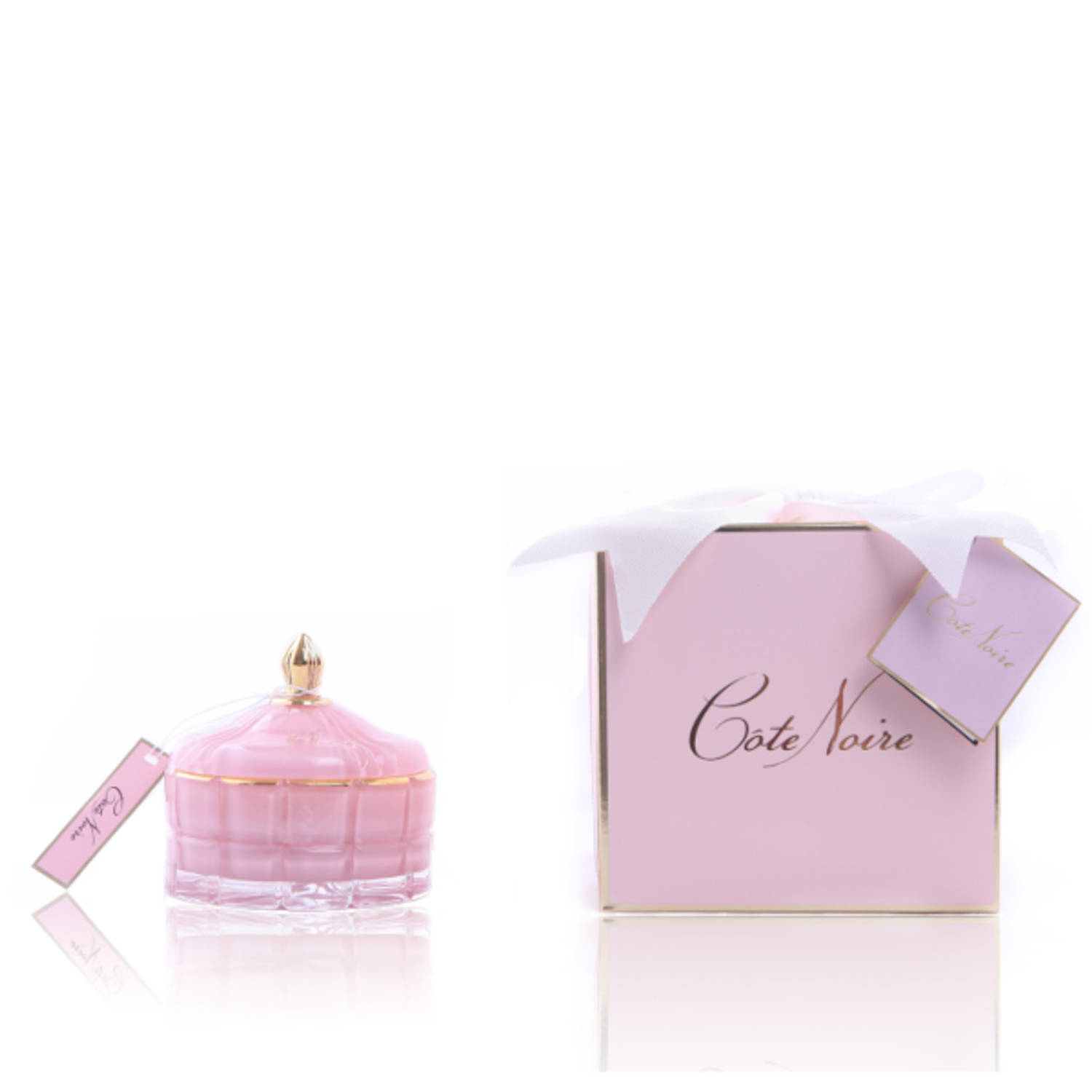 Geurkaars Pink Art Deco - Pink Champagne - Cote Noire (GML45002)