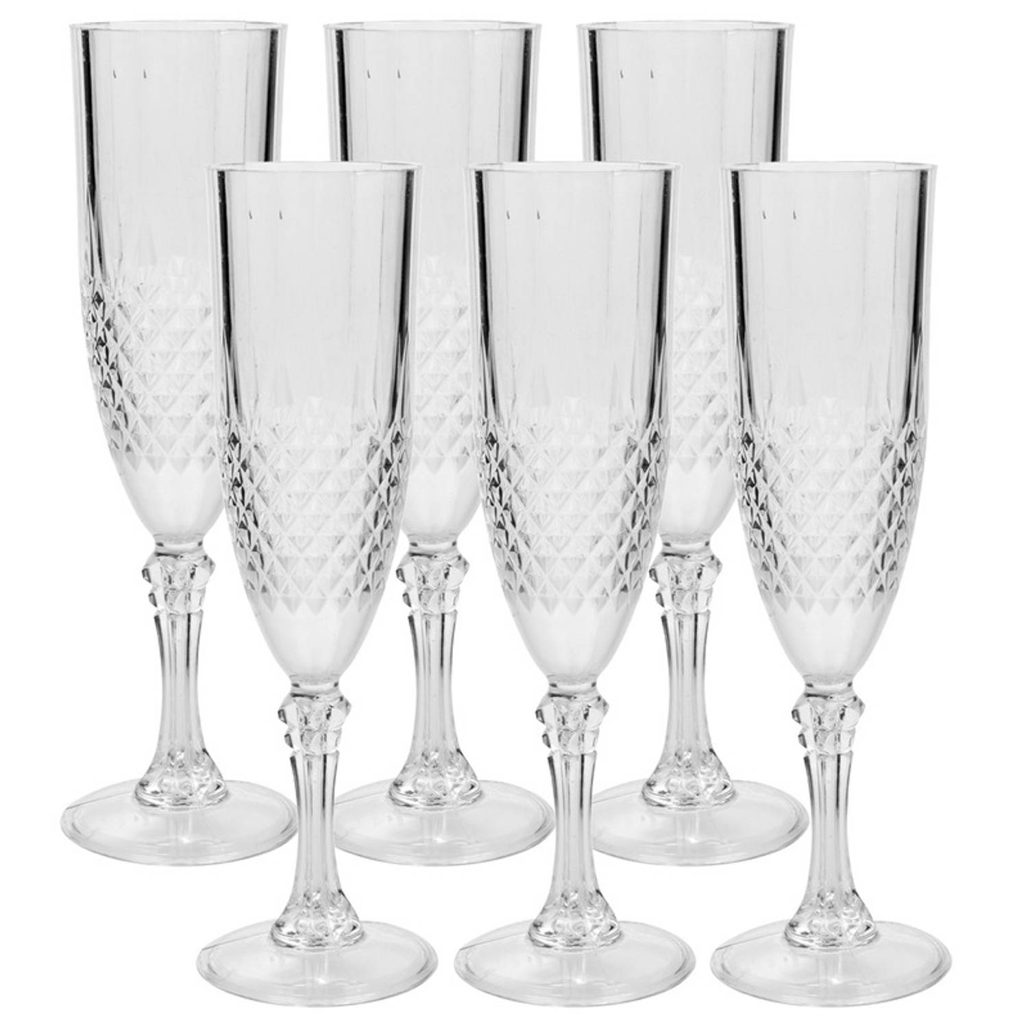 Consumeren Graden Celsius Het beste 12x stuks Champagne glazen 200 ml - Champagneglazen | Blokker