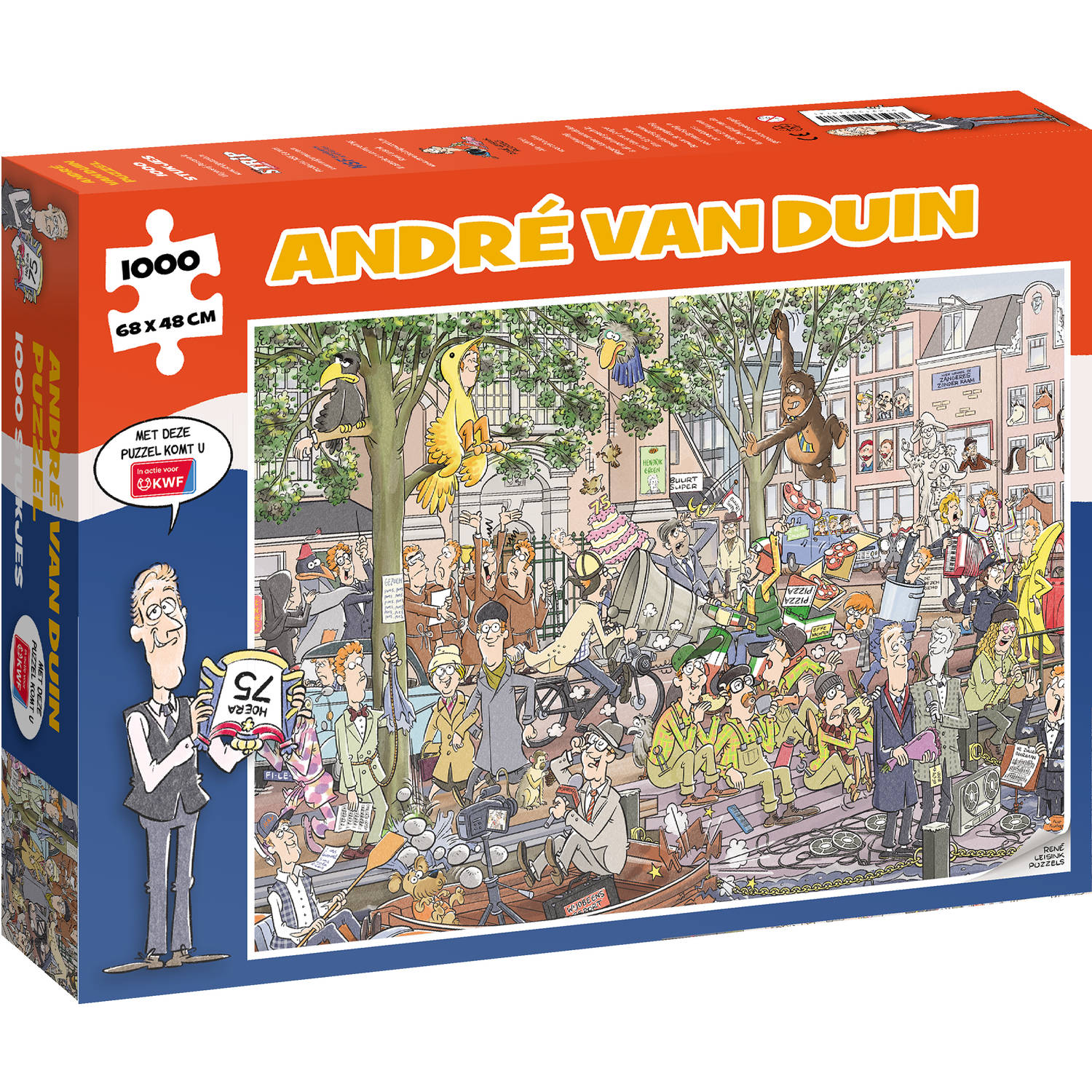 Veel gevaarlijke situaties Bot geduldig André van Duin 75 jaar puzzel - 1000 stukjes | Blokker