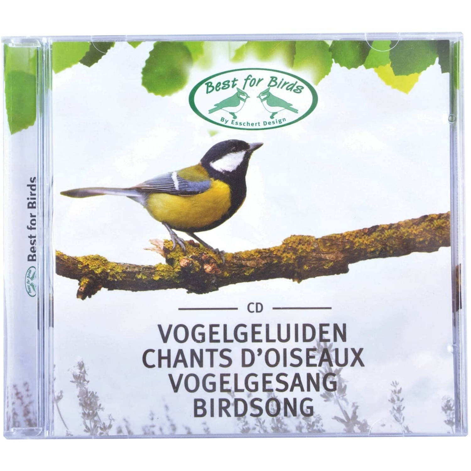 Esschert Design CD vogelgeluiden 14,3 x 18 cm blauw